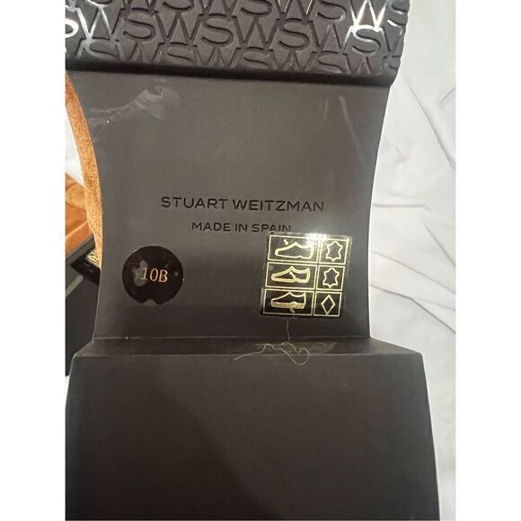 Stuart Weitzman Women's Brown Ankle Round Toe 5050 Bold Zip Bootie Size 10B NWOT - Picture 7 of 10